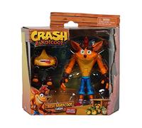 Crash Bandicoot Figura de acción Bandai Edición Deluxe, Juguete 16,5 cm con 16 Puntos de articulación y Accesorios, Figuras coleccionables para una colección de Productos de