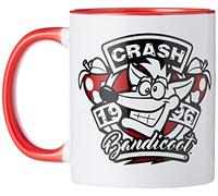 Crash Bandicoot mgc25421 - taza de cerámica (315 ml/11oz (1996 Emblem)
