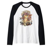 Crash Bandicoot N'Sanity Beach Retro Tattoo Art Video Game Camiseta Manga Raglan