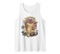 Crash Bandicoot N'Sanity Beach Retro Tattoo Art Video Game Camiseta sin Mangas