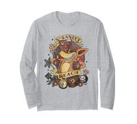 Crash Bandicoot N'Sanity Beach Retro Tattoo Art Video Game Manga Larga