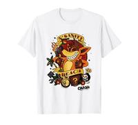 Crash Bandicoot N'Sanity Beach Vintage Tattoo Style Camiseta