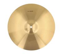 Crash Cmon Cymbal Professional Jazz Drum Cymbal con un sonido vibrante nítido para entusiastas de la música y artistas duraderos construcción de latón (14 pulgadas)