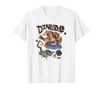 Crash Team Rumble Distressed Dingodile Bazooka Swamp Run Camiseta, Hombre, Blanco, XL