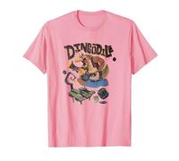 Crash Team Rumble Distressed Dingodile Bazooka Swamp Run Camiseta, Hombre, Rosado, XXL