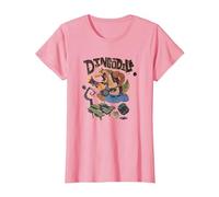 Crash Team Rumble Distressed Dingodile Bazooka Swamp Run Camiseta, Mujer, Rosado, S