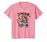 Crash Team Rumble Distressed Dingodile Bazooka Swamp Run Camiseta, Niños, Rosado, 10 años