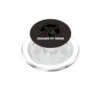 Crashed My Drone FPV Pilot Quadcopter Racing PopSockets PopGrip para MagSafe