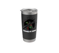 Crashed My Drone FPV Pilot Quadcopter Racing Vaso térmico de acero inoxidable de doble pared