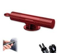 Crashescape Mini - Emergency Window Breaker & Seatbelt Cutter, Crashescape Mini Hardpointing Safe Hammer, Car Escape Tools for Land & Underwater (Red)