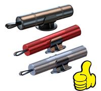Crashescape Mini - Emergency Window Breaker & Seatbelt Cutter, Hardpointing Safe Hammer, Glass Breaker Under Water, Car Hammer Window Breaker Emergency Escape Tool (Red) (3 colors)