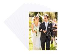 CRASPIRE 10 Pieza de Sublimación de Fotos En Blanco de Metal de 7.8 x 5.9 pulgada0.5mm de Espesor Placa de Aluminio para Letreros de Fotos Transferencia de Calor de Aluminio Blanco Perlado Decoración