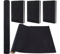 CRASPIRE 110x37 cm Tela de Terciopelo para Libros para Encuadernación de Libros Superficie Autoadhesiva Negra Cubierta de Libro con Respaldo de Papel Álbum de Libros Álbum de Recortes Protector