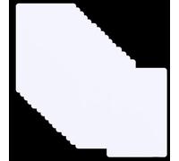 CRASPIRE 28 Pieza Cartas Póker Plástico Cortar Tamaño Bridge Casino Lisas Blancas Mate Calidad Estándar Torneos Póker Texas Hold'em Blackjack Juegos Caseros