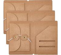 CRASPIRE 3 Juego Accesorios Cuaderno Viaje Tamaño Pasaporte: sobre Portátil Carpeta Archivos Bolsillo Soporte Tarjetas Funda Correa Elástica Nailon Organizador Bolsa Almacenamiento TN