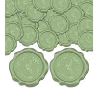 CRASPIRE 50 Uds Pegatinas Adhesivas de Sellado de Sobres de Colibrí, Guirnalda de Pájaros Verdes, Pegatinas de Sello de Cera, Pegatinas de Decoración de Animales para Sobres de Invitación de Boda