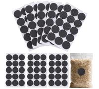 craspire 90 almohadillas redondas para cría de hongos, orificios de inyección, 25 mm, planos, redondos, espuma de eva, autoadhesivos, para cría de hongos, bolsas de cultivo, vasos, mesas, sillas y