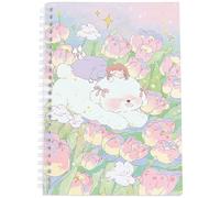 CRASPIRE Álbum Colección Pegatinas Reutilizables Pinzas Y Raspador Tamaño A40 Organizador Pegatinas En Blanco Funda Diseño Perro Tulipán Papel Liberación Cuadernos Soporte Guardar Etiquetas