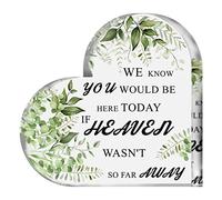 CRASPIRE Cartel de Acrílico con Forma de Corazón En Memoria Amorosa de Un Ser Querido, Cartel de Mesa Conmemorativo de Boda, Regalos para Ceremonia Y Recepción, Placa de Recuerdo de la Madre