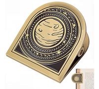 CRASPIRE Clip de Metal para Diario Planet Star Sujetalibros Vintage para Viajeros Sujetalibros Billetes Aleación Bronce Antiguo Decorativo Midori Travelers para TN Travelers Accesorios de Decoración