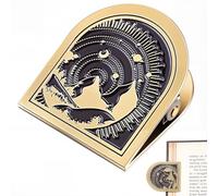 CRASPIRE Clip de Metal para Libros de Viajeros Clips para Diario Carpeta de Billetes Midori de Aleación de Bronce Antiguo Estilo Bosque Carpeta Decorativa Soporte Páginas para TN Travelers Art