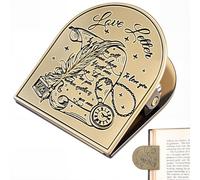 CRASPIRE Clip para Diario de Viaje de Aleación Antigua de Bronce Antiguo de Metal Midori para Libros Bolígrafos Páginas Carpetas de Billetes Decorativas Clips para Diarios de Viaje Accesorios