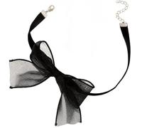 CRASPIRE Collar Gargantilla con Lazo Negro de Terciopelo SuaveGóticoSexyRetroEleganteVintagede TelaHecho A ManoPajaritaJoyeríaRegalos Románticos para MujerAccesorios para CuelloBodaGraduación Y Fiesta