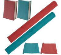 CRASPIRE Cubierta de Libro de Tela Marrón Oscuro de 51 x 11.8 pulgada con Respaldo de Papel Superficie de Tela de Gamuza Encuadernación para Suministros de Encuadernación de Libros Protector de Álbume