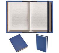 CRASPIRE Funda Cuero Cuaderno A5 Ranuras Tarjetas Funda Impermeable Libros Carpeta Tipo Sobre PU Azul Prusiano Maletín Negocios Portafolios Cuero Reutilizable Organizador Bloc Notas Tarjetas