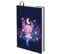 CRASPIRE Funda de Libro A5 para Libros de Texto Novelas de Bolsillo Cynops Orientals Funda Protectora de Libros Cubiertas de Tela Reutilizables Tapa Dura Correa de Etiqueta de 12.4x8.8 Pulgadas