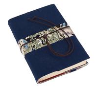 CRASPIRE Funda de Libro de Tamaño A5 8.3 x 6.3 Pulgadas Tela Lino Suave Diseño Dragón Azul Oscuro Lavable Marcapáginas Tapa Dura Tapa Blanda Protector Libro para Amantes los