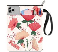 CRASPIRE Funda para Libro con Diseño de Flores Funda Protectora para Libros Lavable de 11 x 8.7 Pulgada para Mujeres Bibliotecarias Lectoras Bibliófilas Aficionadas A los Libros Lecturas Botánica