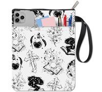 CRASPIRE Funda para Libro de Hechizos, con Diseño Flores, Tela Lavable Cremallera Y Bolsillo Adicional Amantes los Libros, Regalos Compañeros Clase