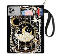 CRASPIRE Fundas Libros Lavables Diseño Estrellas Funda Protectora Cremallera 11.02 x 8.66 Pulgadas Tela Asa Bolsillo Extra Tapa Dura Amantes Libros Bolsillo Compañeros Clase Y Amigos