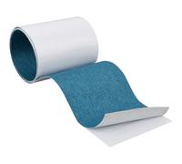 CRASPIRE Parche de Reparación de Tela Azul Cinta de Reparación de Muebles 63 x 4 Pulgada Acero Azul Rectangular Impermeable Autoadhesivo Pegatinas de Lino para Reparar Paredes Ropa Sofás Muebles