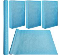 CRASPIRE Tela de Lino para Libros de 59 x 16.9.3 in Color Azul Cielo para Libros A8-A(3) encuadernación de Tela Superficie de Papel Cubierta para Libros Álbumes Recortes Archivos Bricolaje Protector