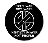 Crass Fight War Not Wars DJ Slipmat - Barajas de vinilo anarquista hardcore punk