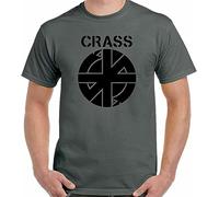 Crass TTshirts Camisetas y Tops Logo Symbol Mens Anarchy Punk Rock Anarchist Colour33 Army Green Colour42(X-Large)