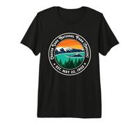 Cráter Lake National Park Camping Mountain Hiking Club Camiseta Premium