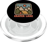 Crater Lake National Park Vacation Backpacking Gear PopSockets PopGrip para MagSafe