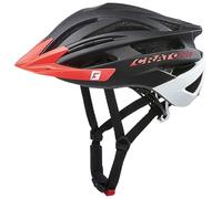 Cratoni Agravic Casco, Negro Rojo, S/M | 54-58 cm