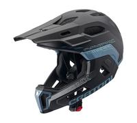 Cratoni C-Maniac 2.0 MX - Casco de bicicleta (52-56 cm), color negro y azul