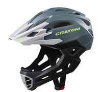Cratoni C- Maniac - Casco de Bicicleta para Hombre, Gris y Negro, 52-56