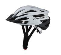 Cratoni Casco Agravic(BTT) Blanco/Negro Brillante Taill S/M Material de Bicicleta Unisex-Adulto, Blanco/Negro, S/M