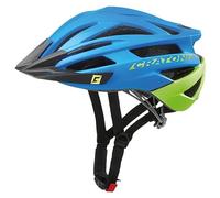 Cratoni Casco Agravic MTB Azul/Verde Lima Mate T.L/XL 58-62 Material de Bicicleta Unisex-Adulto, AZU/LIM