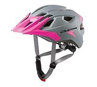 Cratoni - Casco ALLRIDE (VTT) Gris/Rosa Mate, Talla única, Unisex, Adulto, Negro