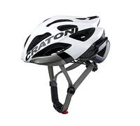 Cratoni Casco Bolt Road Blanco/Negro Bicicleta Unisex-Adulto, Talla Única