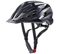 Cratoni Casco de Bicicleta C-Flash, Primavera/Verano, Unisex, Color Black-Anthracite Glossy, tamaño L XL