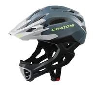 Cratoni - Casco de Bicicleta Unisex para Adulto, Gris y Negro, 54-58