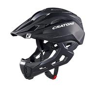 Cratoni - Casco Integral Freeride C-Maniac, Talla L/Xl, Color Negro Mate